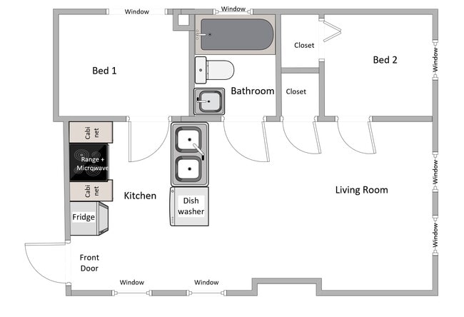 Photo - 1651 W 19th St Unit 3F