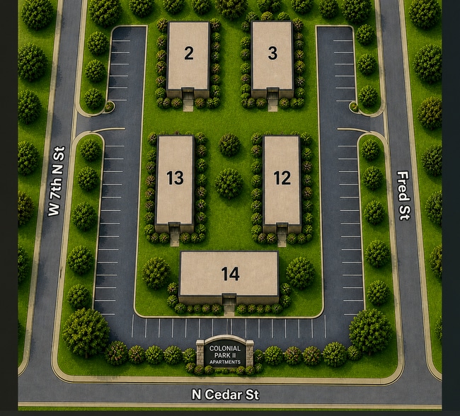 Colonial Park II Community Map