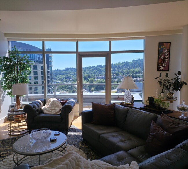 living room - 3601 S River Pky Condo Unit 2707