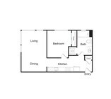A17 | 1 bed 1 bath | 613 sq. ft.