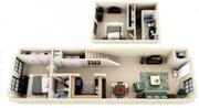 1 Bed, 1.5 Bath Brownstone