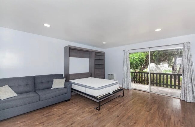 Murphy bed down(full size) - 7890 E Spring St Unit 4U