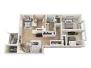 2x1 TMR 907 floor plan Callen