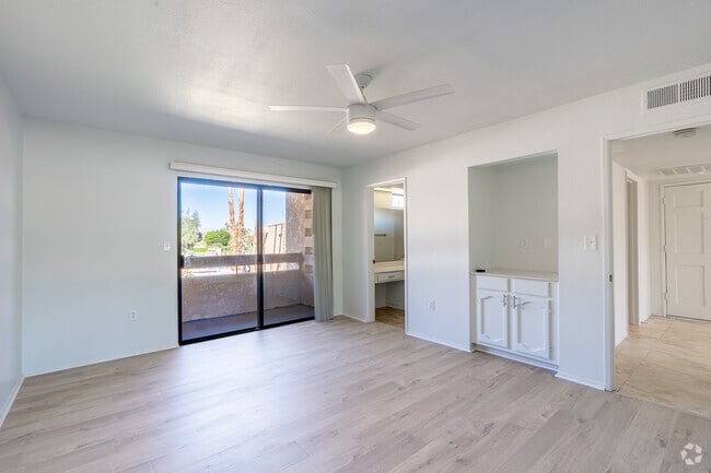 1BR, 2BA - 1,150SF - Bedroom - Canyon Villas Place