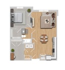 Birch IL | 1x1 with den | 873 sf