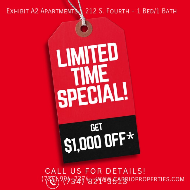 Photo - Exhibit A2 Apartments - 212 S. Fourth -1 Bed/1 Bath Unit 1 Bed/1 Bath