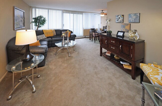 2B1B Model Living Area.