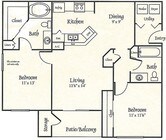 2BR/2BA