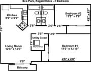 2BR/2BA