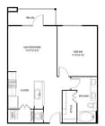 A1 floor plan Granary Flats