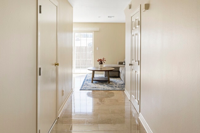 Entry from door