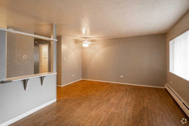 1 Bedroom - Living Room - Continental Court Apartments