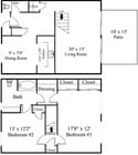 2BR/1.5BA