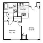 1BR / 1BA
