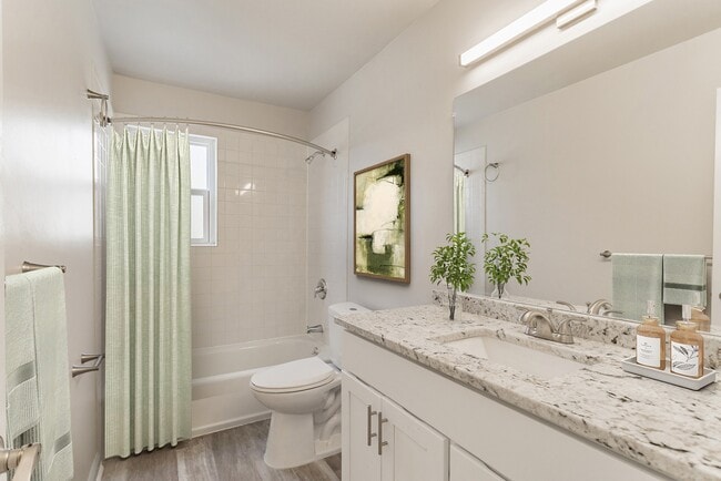 Elevate your lifestyle at Eagle Rock Apartments at North Plainfield with stylish bathroom features, modern finishes, and ample natural light. Enjoy your own serene retreat. Schedule a tour today to see it for yourself!