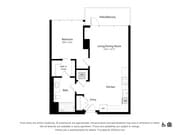 B1 | 1 bed 1 bath | 739 sq. ft.