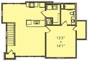 1 BA with Garage