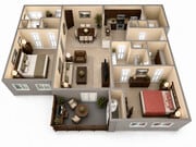 2BR/2BA