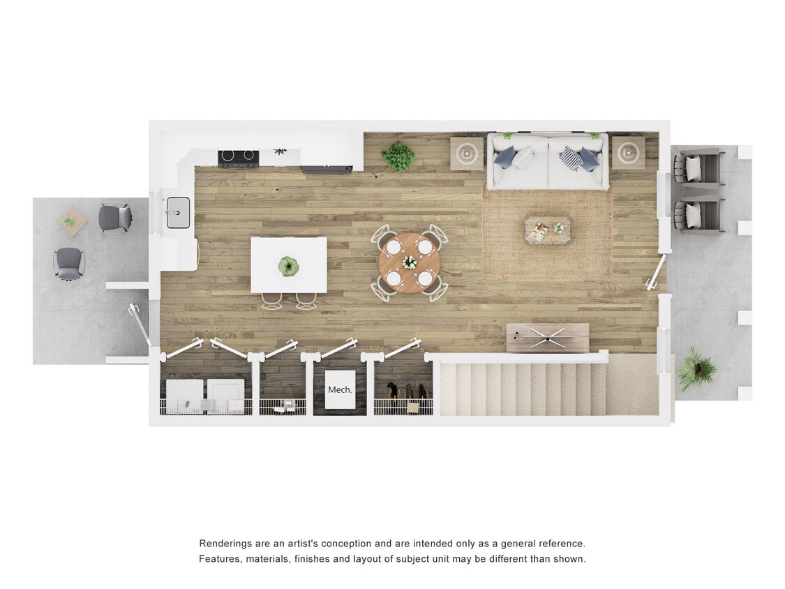 Floor Plan - Townhome A