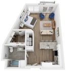 O4 floor plan Rivette Tower