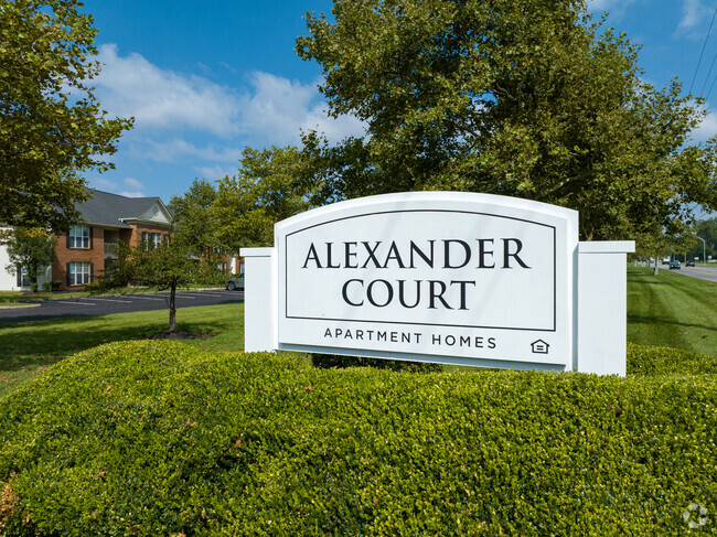 Monument Sign - Alexander Court Rental