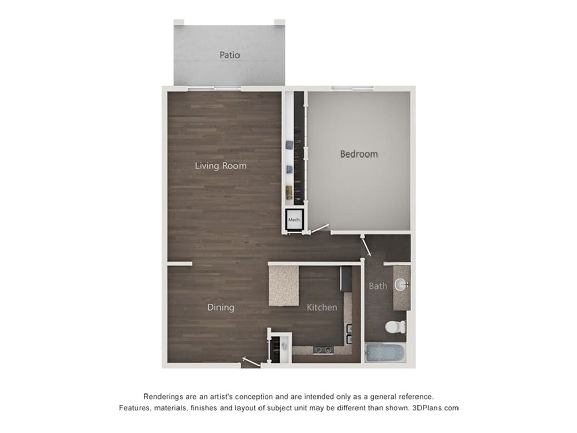 Prospect 1Bed - 1x1A - Prospect