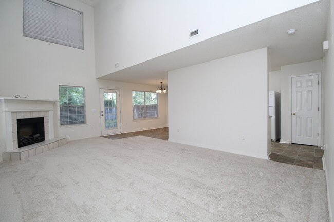 Photo - Modern 3-Bedroom Two-Story Home Featuring 2-Car Garage, Open Great Room with Fireplace, Private P...