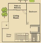 1BR/1BA