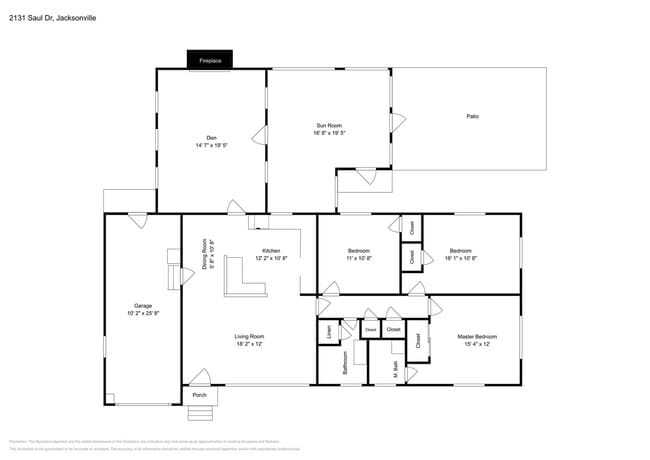 Photo - Charming 3BR Home in Jacksonville, FL | Sunroom | Garage | Large Fenced Yard | Pets Welcome