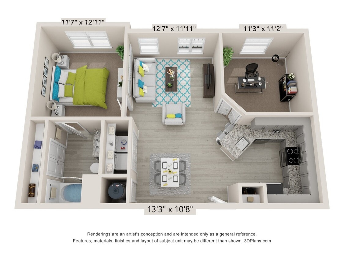 Floor Plan - Sundial with Den 