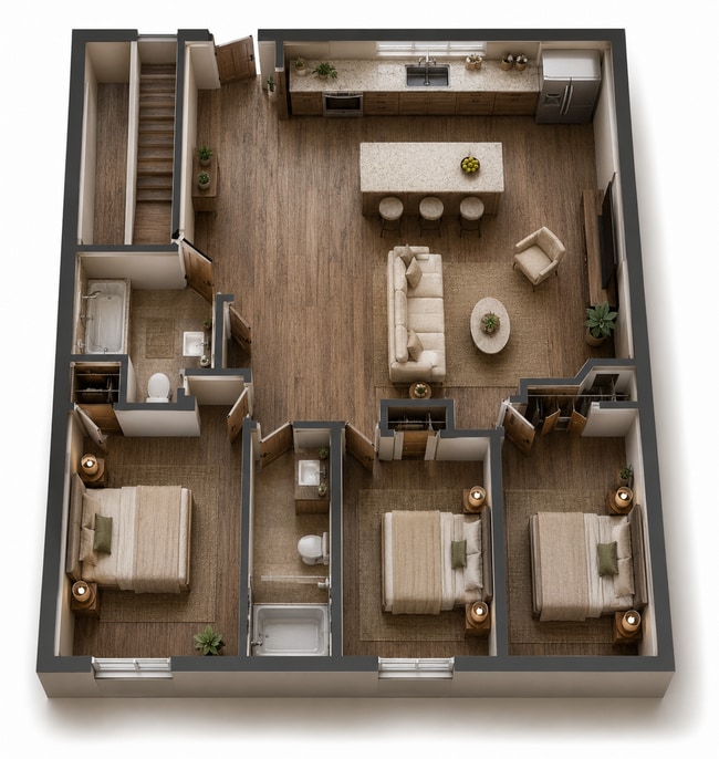 Photo - 2 Bedroom, 2 Bath Apartment in Othello Unit A102