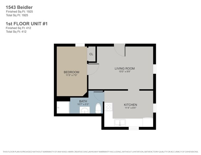 1543 Beidler St Unit 1