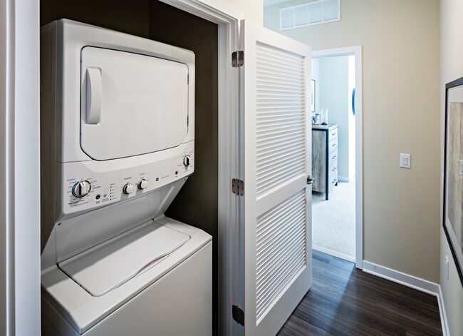 In-home stacked washer/dryer