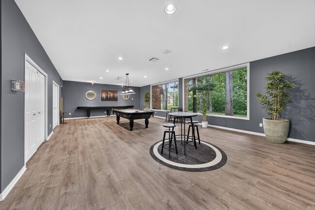 Game room at Eastwood Village Apartments in Clinton Township, MI.