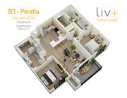 Peralta Accessible Floor plan