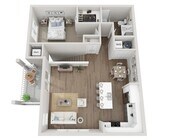 Floor Plan 1G | Seasons at North Aurora | Apartments in North Aurora, IL