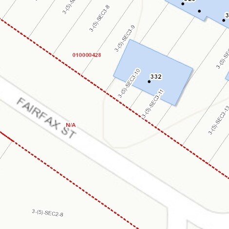 Plat map - Fairfax Village Apartments