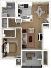 1BR/1BA