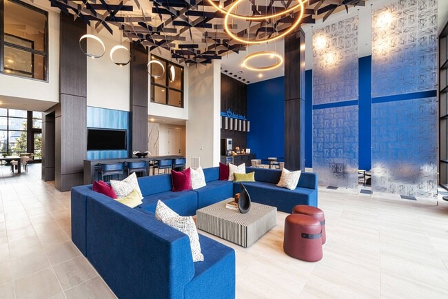 Clubhouse Seating Area - Comfortable resident space for relaxing, working, meeting friends or gathering with neighbors.