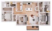 Michael-3A: 3 Bed 2 Bath in Columbus | 1308 sq ft