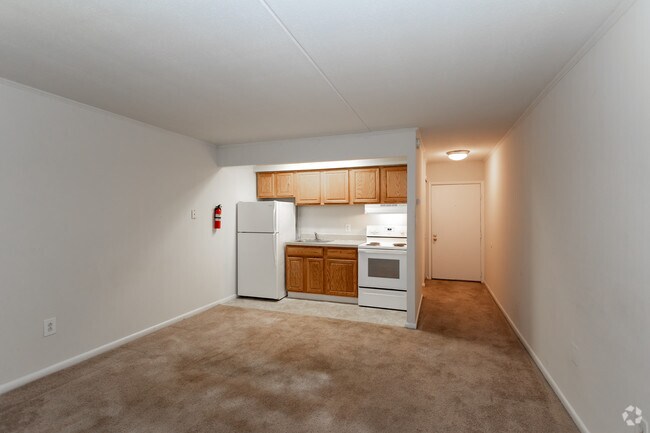 Sala de estar - Glen Manor Apartments