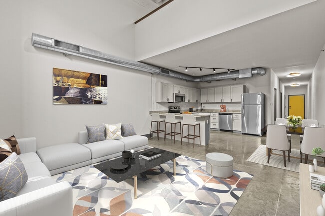 2 Bed, 2 Bath Floor Plan (2 Floors) - Station House | Near The Loop