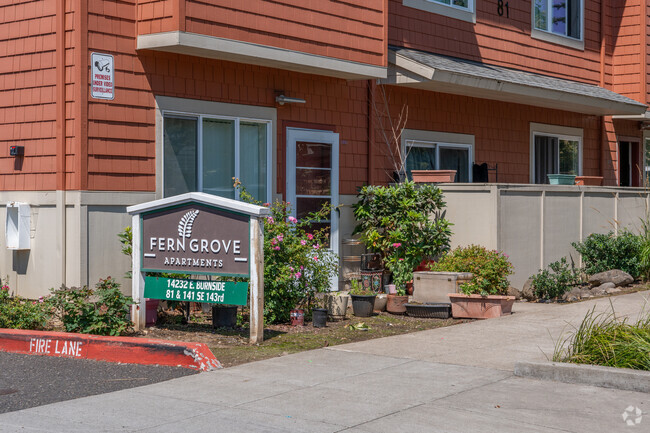 Entrance - Fern Grove Apartments