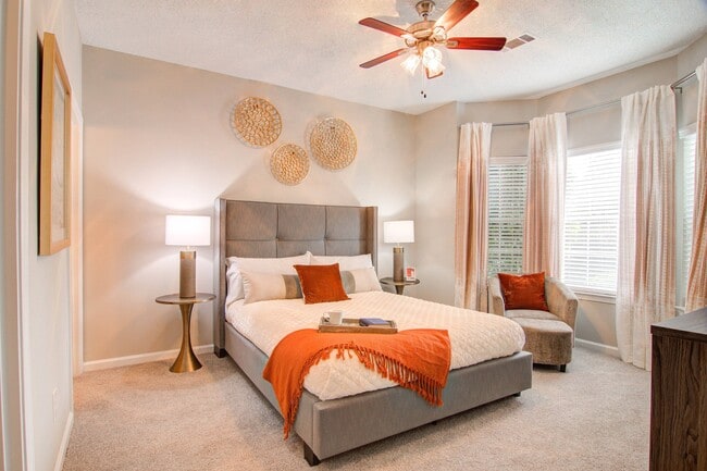 Spacious Bedroom with Bay Window - Waterford Landing Apartments
