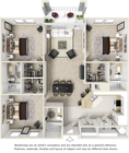 3 Bed 3 Bath - Retreat