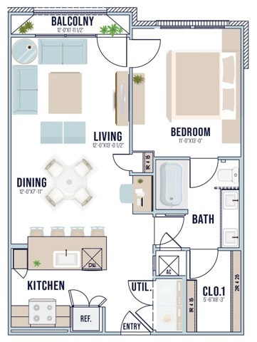 A3 | 737 sq ft - A3