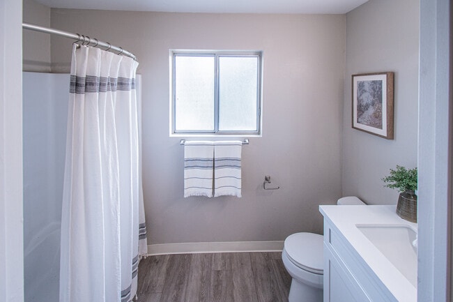 Upgraded bathroom