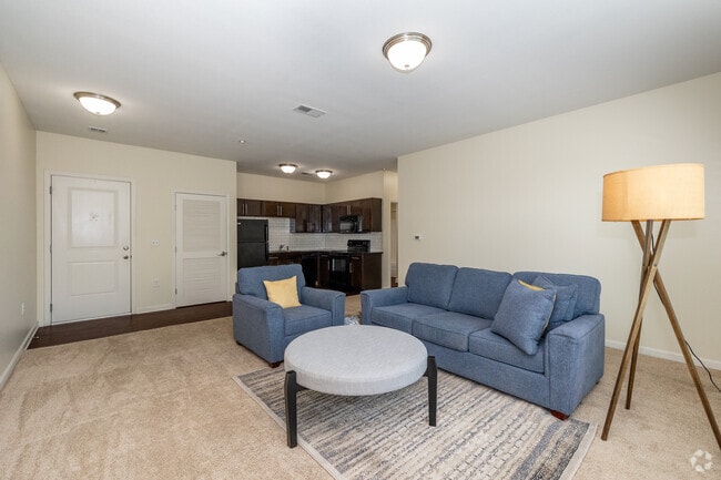 1 habitación, 1 baño, 714 pies cuadrados, sala de estar MDL - The Flats 324