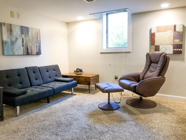 Living area w/egress window