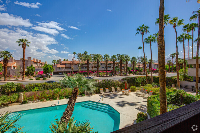 View from private balcony (with view of Santa Rosa to the right) - 255 S Avenida Caballeros Unit 208 Rental